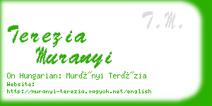 terezia muranyi business card